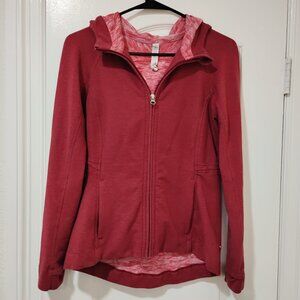 Lululemon Take Ten Hoodie Rosewood Lined Full Zip Jacket | Size 2